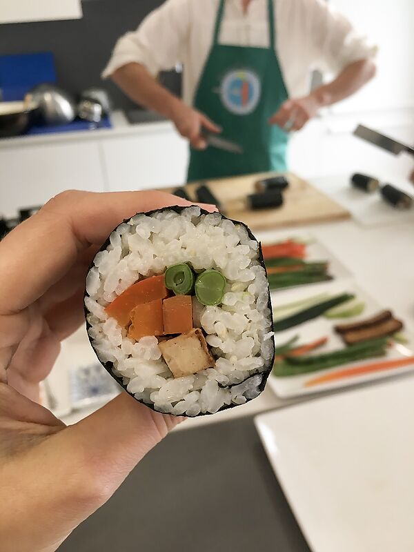 Taller de sushi amb Matthias Hespe