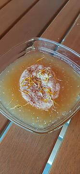 Gelatina de poma  amb perles tapioca - Recepta Matthias Hespe