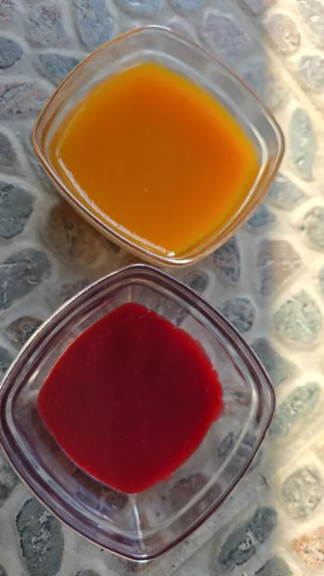 GOMINOLAS DE KANTEN DE ZANAHORIA (HALLOWEEN) Y DE FRAMBUESAS (SAN VALENTÍN)