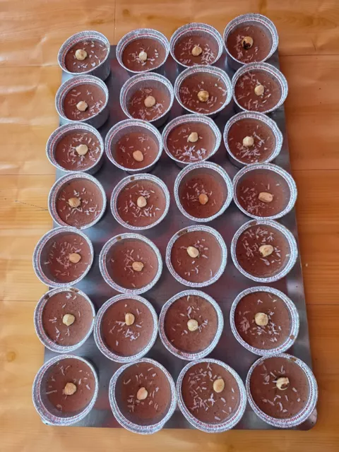 Flan de cacao y coco - MatthiasHespe EspaiCuinarSa