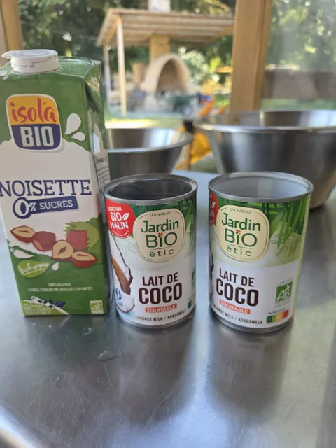 3,970 ml de bebida vegetal de avellanas y coco