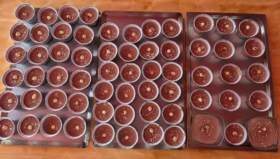 Flan de cacao y coco - MatthiasHespe EspaiCuinarSa