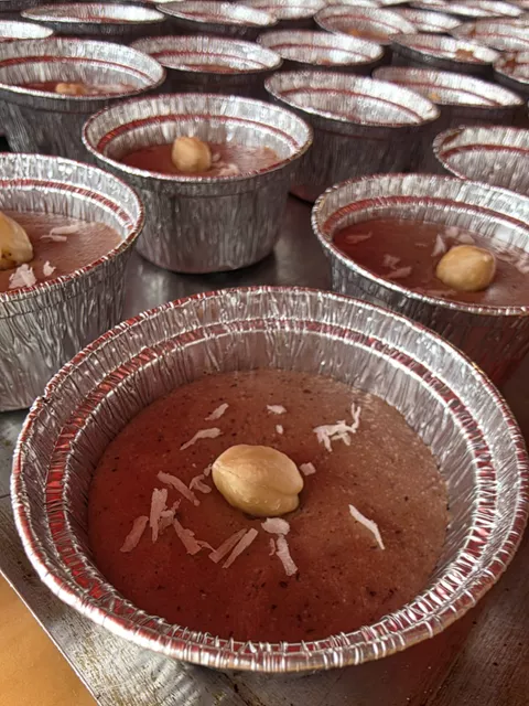 Flan de cacao y coco - MatthiasHespe EspaiCuinarSa