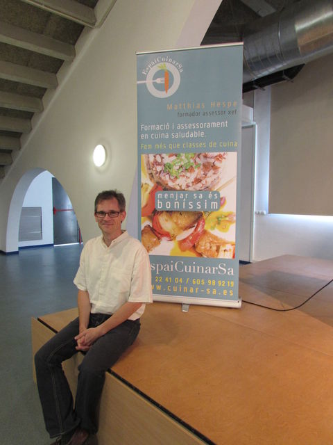 Matthias Hespe: Charla gratuita Cocina Saludable y Macrobiótica. Jueves, 4 de Junio 2015 19:30 en el Centro Cultural Coma Cros