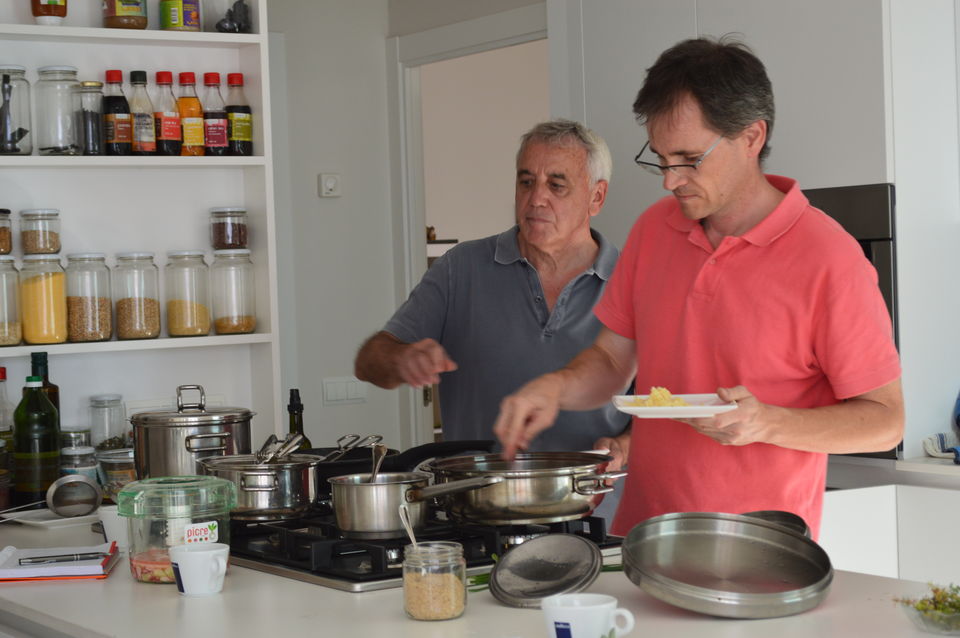 Fotos de classes de cuina a l'EspaiCuinarSa Girona Matthias Hespe