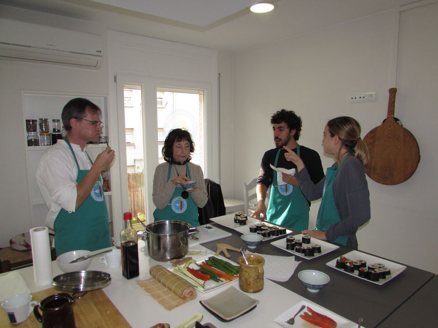 Fotos de clases de cocina en la EspaiCuinarSa Girona Matthias Hespe