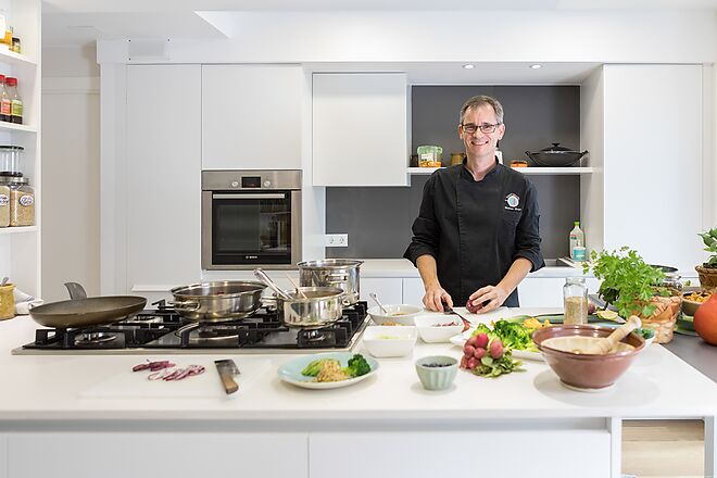 Formación y asesoramiento de cocina saludable con Matthias Hespe